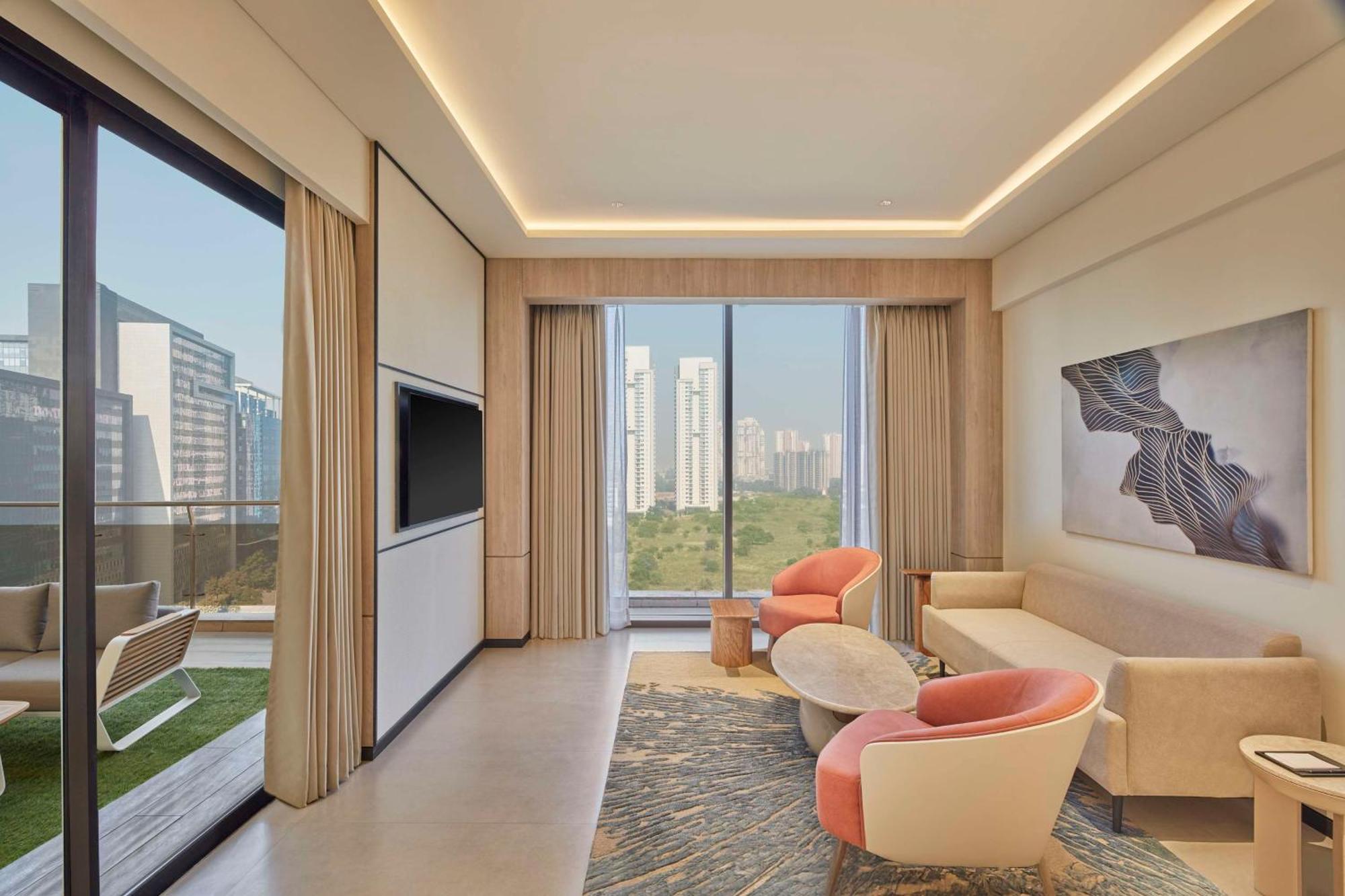 Hilton Gurugram Baani City Centre Gurgaon Buitenkant foto