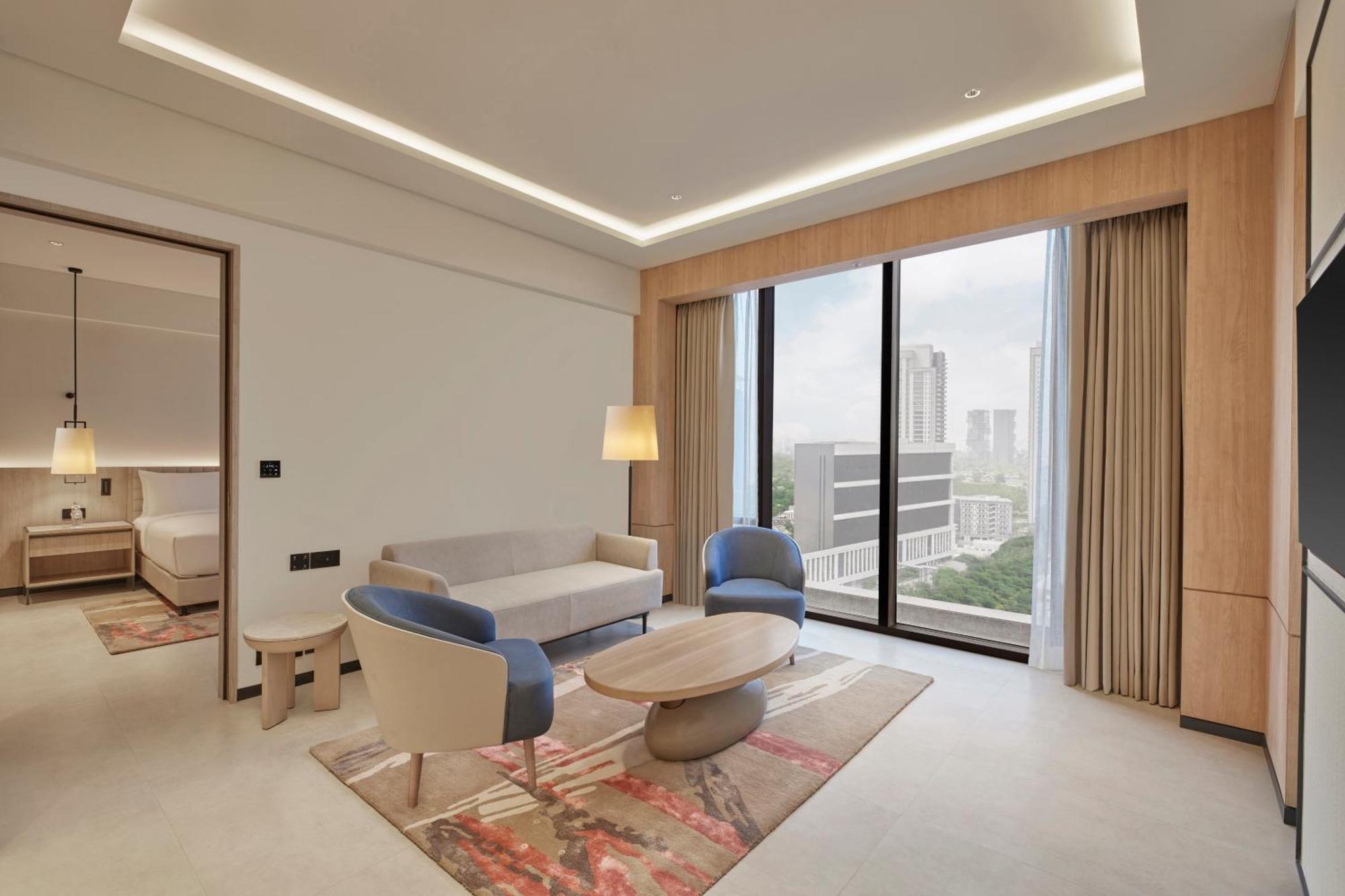 Hilton Gurugram Baani City Centre Gurgaon Buitenkant foto