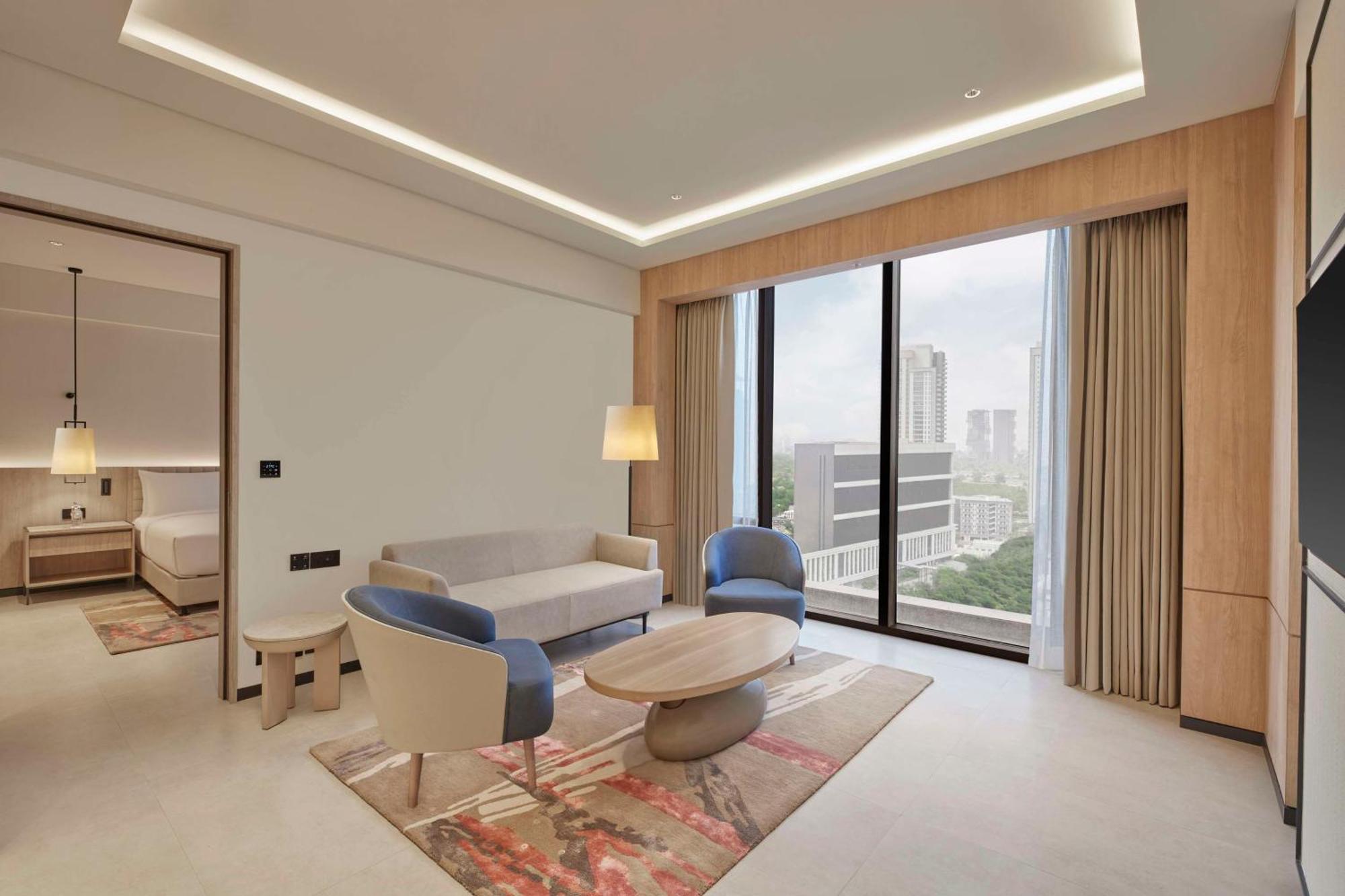 Hilton Gurugram Baani City Centre Gurgaon Buitenkant foto